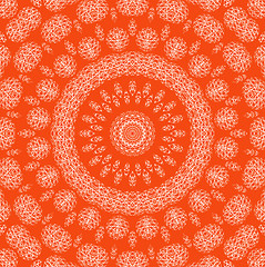 Image showing Abstract orange background with pattern