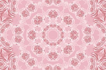 Image showing Abstract roses pattern 