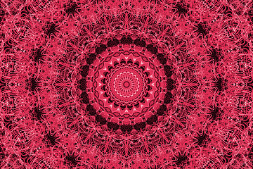 Image showing Abstract radial pattern