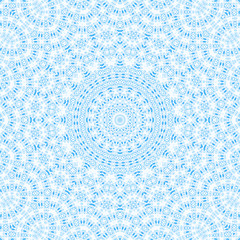 Image showing Abstract blue pattern on white