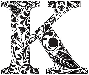 Image showing Floral K