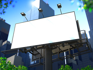 Image showing Blank Billboard.