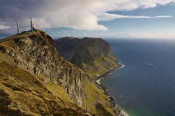 Image showing Coastal cliffs