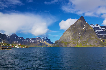 Image showing Scenic norwegian fjord