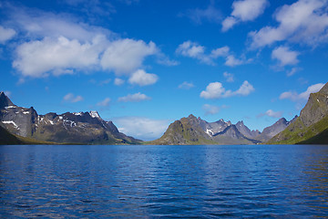 Image showing Scenic fjord in Norway