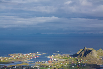 Image showing Norwegian fishing port