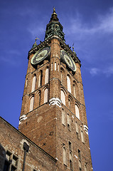 Image showing Medieval clock tower.