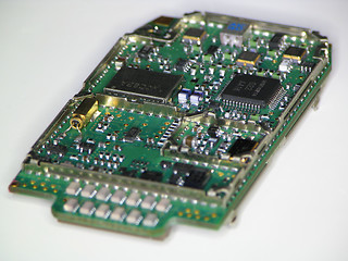 Image showing Internals of a cell phone