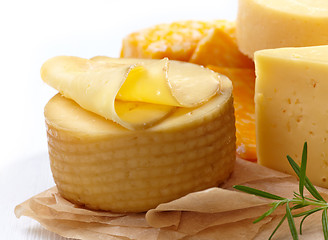 Image showing Cheese closeup