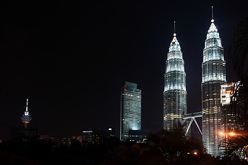 Image showing kuala lumpur twin towers