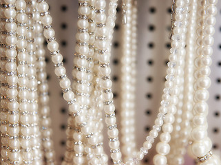 Image showing pearl necklaces for sale