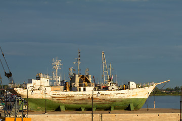 Image showing the ship on repair