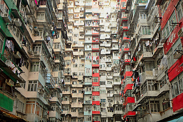 Image showing Old apartment in Hong Kong