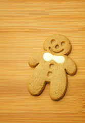 Image showing Gingerbread Man cookie for xmas