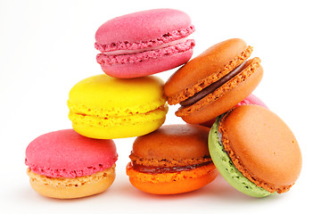 Image showing Colorful macaron