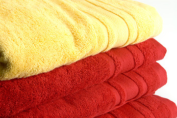 Image showing bath towels