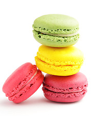 Image showing Colored macaron