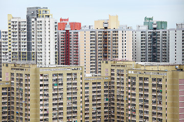 Image showing apartment block in Hong Kong