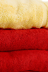 Image showing bath towels