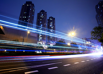 Image showing modern city at night