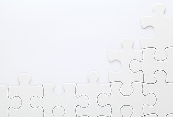 Image showing Jigsaw puzzle on white background 