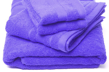 Image showing three towel sizes