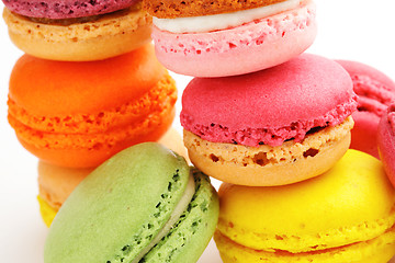 Image showing Heap of macaron