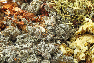 Image showing chinese herbal tea ingredients