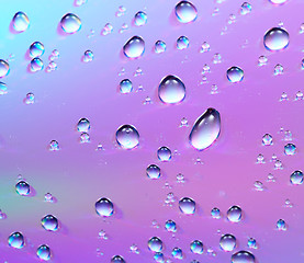 Image showing Water droplet background 