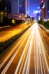 Image showing modern city at night