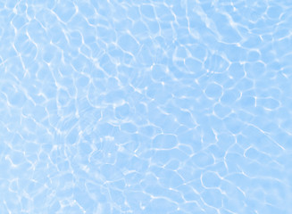 Image showing Fresh blue water ripple background