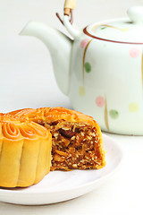 Image showing Chinese mooncake