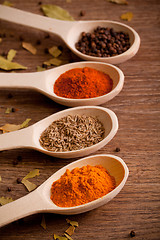 Image showing Colorful spices