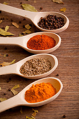 Image showing Colorful spices