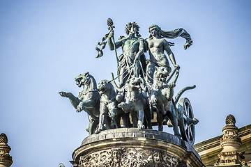 Image showing Statue opera Dresden