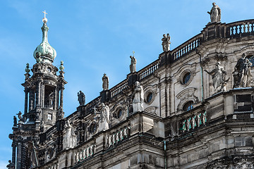 Image showing Detail of Hofkirche Dresden