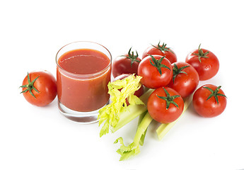 Image showing Tomatoes juice