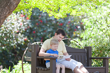 Image showing family in the park