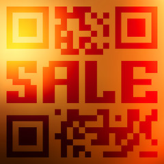 Image showing QR code for item in sale. EPS 10