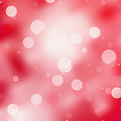 Image showing Abstract, red magic lights, bokeh. EPS 8