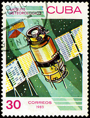 Image showing CUBA - CIRCA 1983: A stamp printed in Cuba, shows 