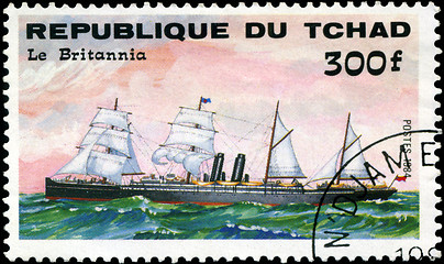 Image showing REPUBLIC OF CHAD - CIRCA 1984: A stamp printed in Republic of Ch