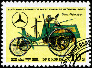 Image showing DPR KOREA - CIRCA 1986: A stamp printed by DPR KOREA shows the h