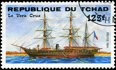Image showing REPUBLIC OF CHAD - CIRCA 1984: A stamp printed in Republic of Ch
