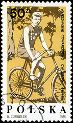 Image showing POLAND - CIRCA 1986: A stamp printed in Poland devoted 100 years