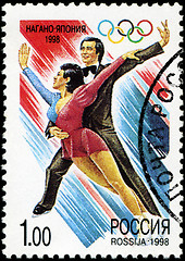 Image showing RUSSIA - CIRCA 1998: Postage stamps printed in Russia dedicated 