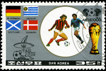Image showing NORTH KOREA - CIRCA 1986: A stamp printed by North Korea, shows 