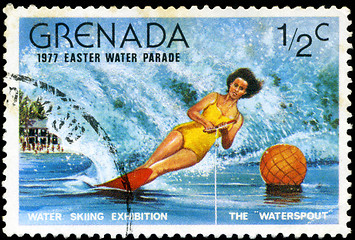 Image showing GRENADA - CIRCA 1977: A stamp printed in Grenada issued for the 