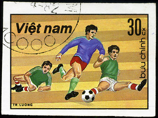 Image showing VIET NAM - CIRCA 1982: A post stamp printed in Viet nam shows sh