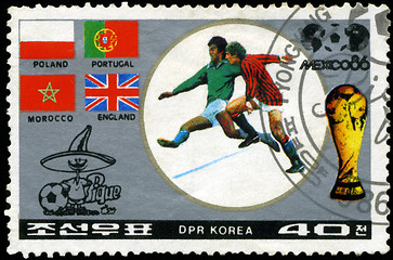 Image showing NORTH KOREA - CIRCA 1986: A stamp printed by North Korea, shows 